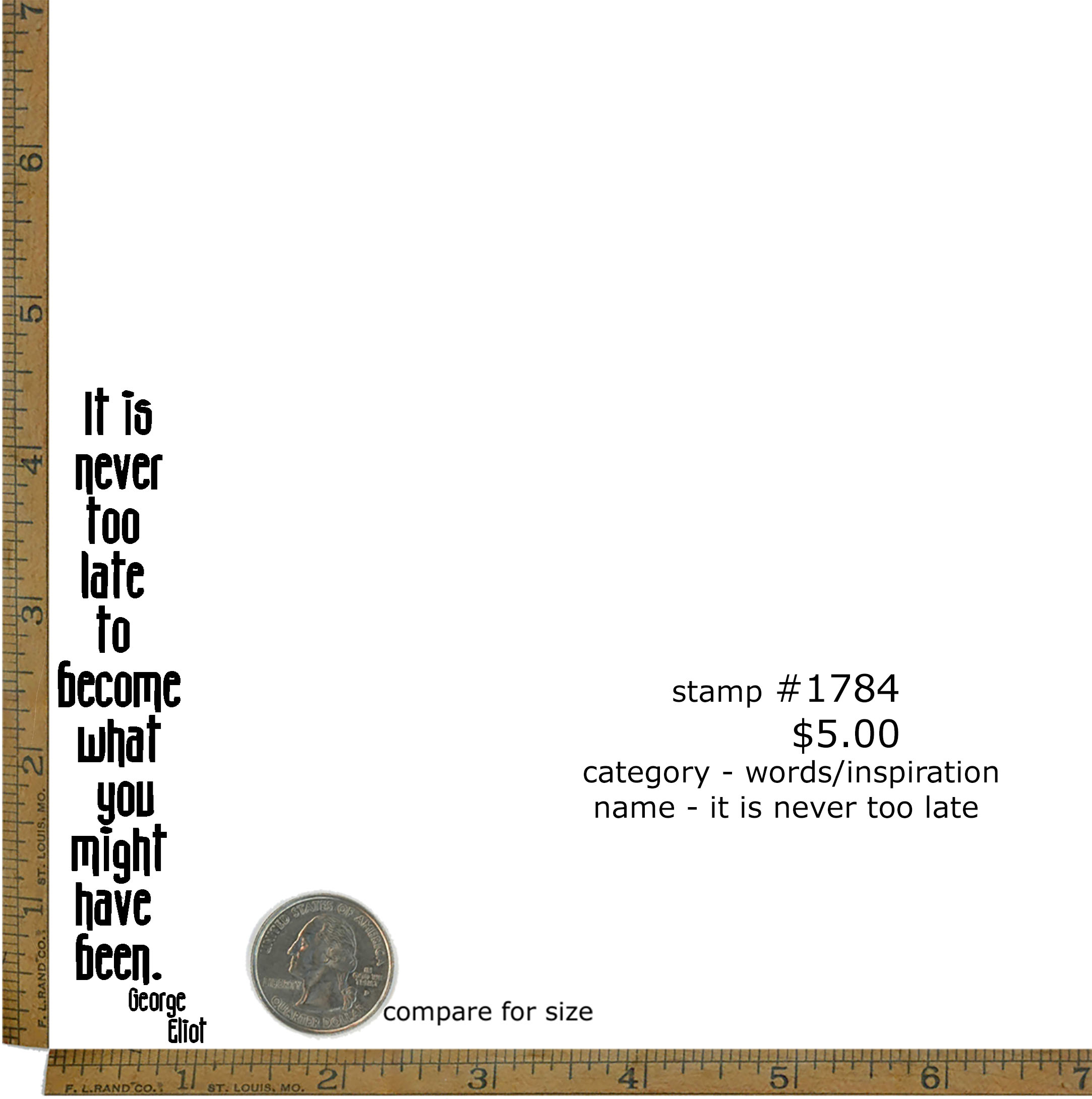 #1784 - It Is Never Too Late - Words/Inspiration
